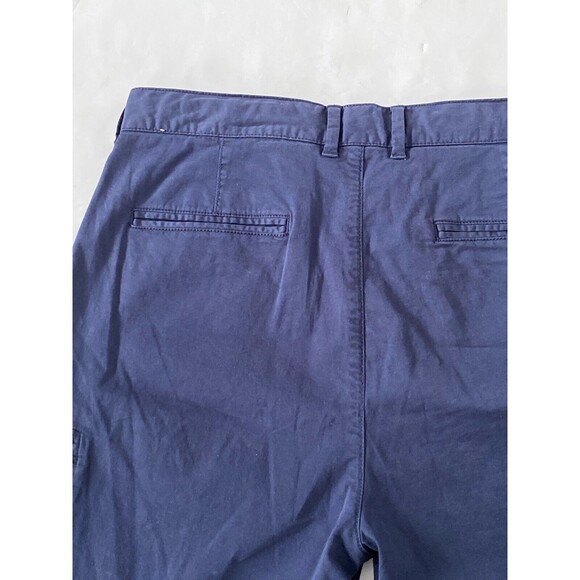 NEW Toscano Navy Blue Mens Cargo Shorts SIZE 34 MIDNIGHT BLUE * - Picture 6 of 6